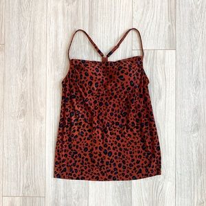 Dreamsuits Leopard Peppercorn Tankini Top NWT